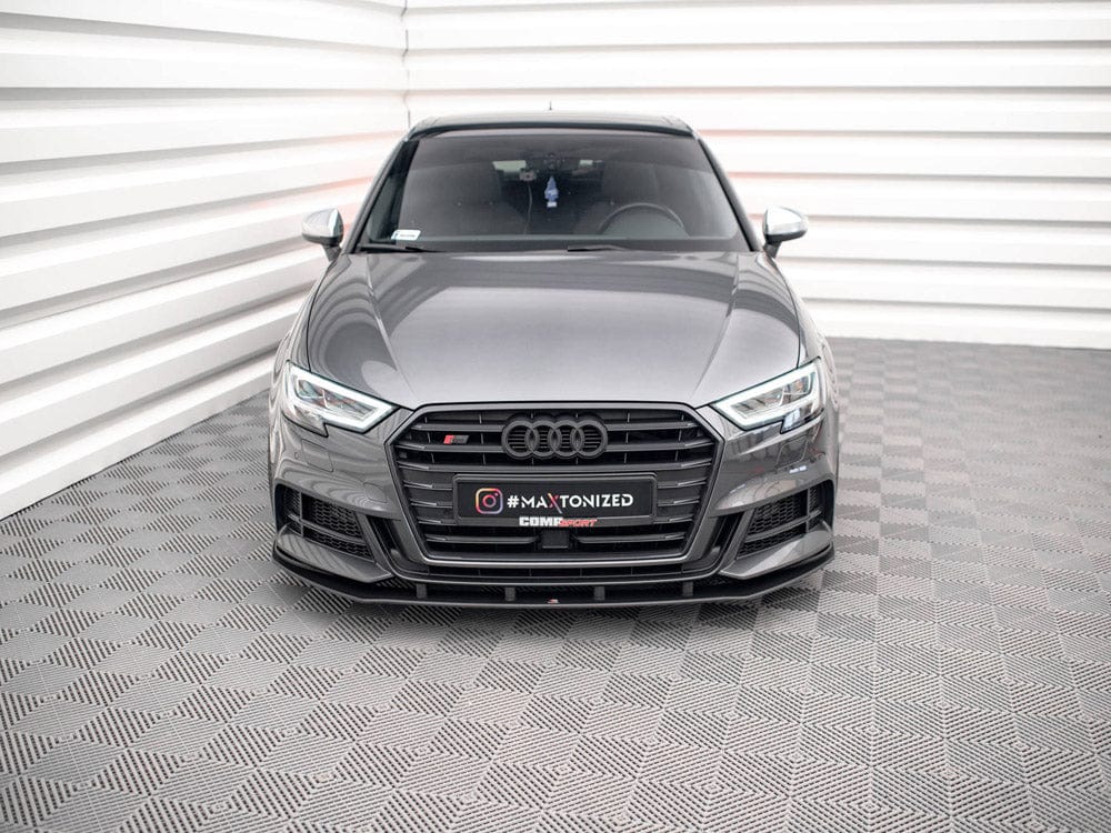 Maxton Design Street PRO Front Splitter Audi S3 / A3 S-Line Sportback 8V Facelift Maxton Design SR