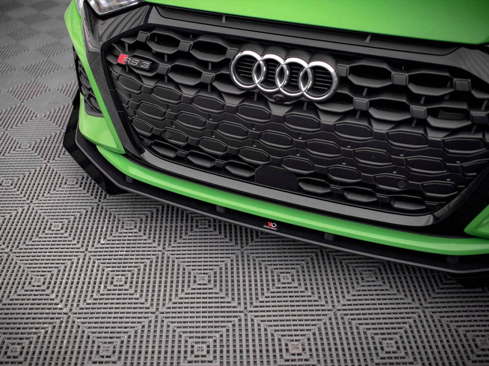 Maxton Design Street PRO Front Splitter V.1 + Flaps Audi RS3 8Y 2020- Maxton Design SR