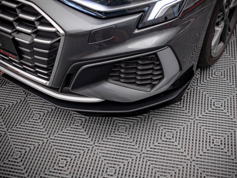 Maxton Design Street PRO Front Splitter V.1 (+flaps) Audi S3 / A3 S-line 8Y 2020- Maxton Design SR