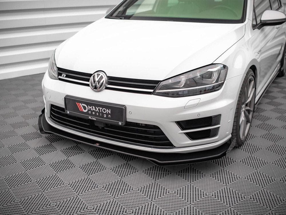 Maxton Design Street PRO Front Splitter V.1 (+flaps) VW Golf R MK7 2013-2016 Maxton Design SR