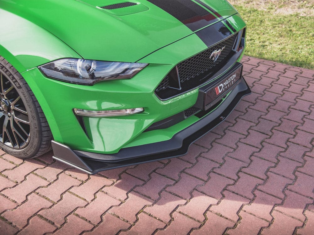 Maxton Design Street PRO Front Splitter V.2 Ford Mustang GT Mk6 Facelift 2017- Maxton Design SR