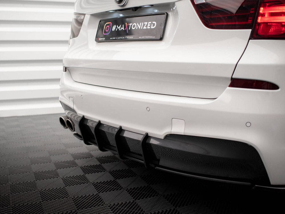 Maxton Design Street PRO Rear Diffuser BMW X3 M-Pack F25 Maxton Design SR
