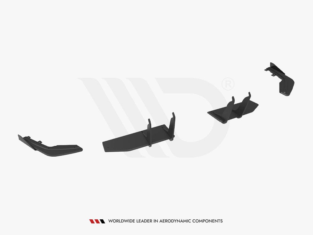 Maxton Design Street PRO Rear Diffuser + Flaps Honda Civic Type-R Mk 11 Maxton Design SR