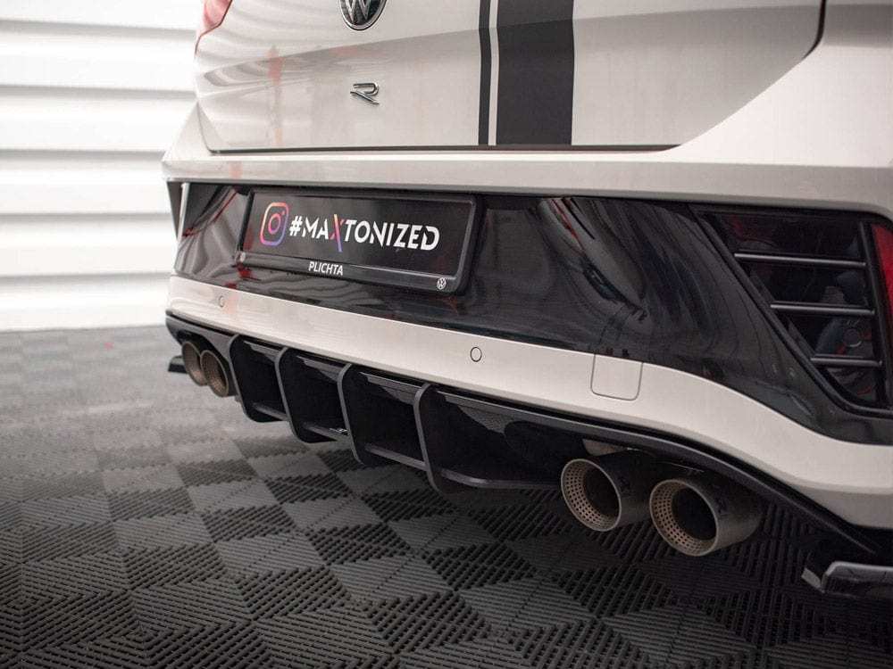 Maxton Design Street PRO Rear Diffuser Volkswagen T-Roc R Mk1 Facelift Maxton Design SR