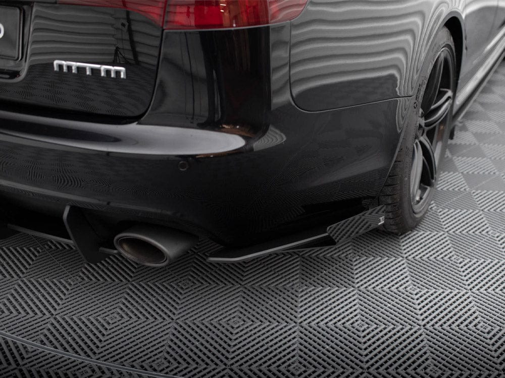 Maxton Design Street Pro Rear Side Splitters + Flaps Audi RS6 Avant C6 Maxton Design SR