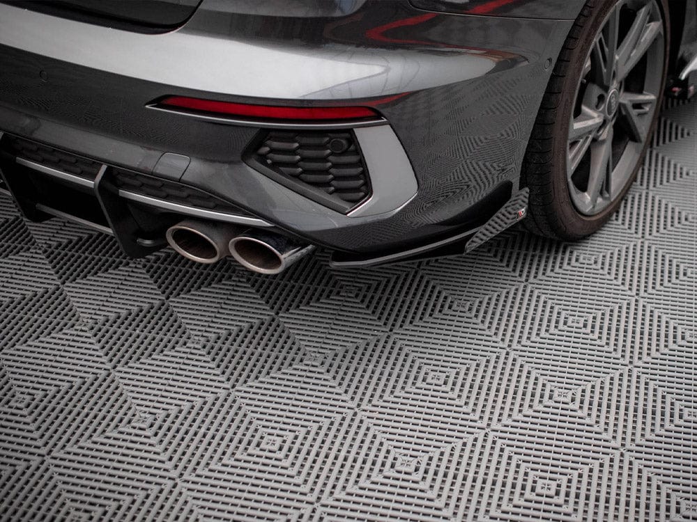 Maxton Design Street PRO Rear Side Splitters (+flaps) Audi S3 Sedan 8Y 2020- Maxton Design SR