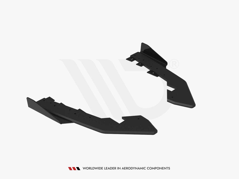 Maxton Design Street Pro Rear Side Splitters + Flaps BMW 2 Coupe G42 Maxton Design SR