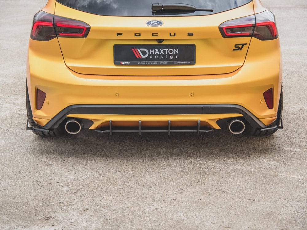 Maxton Design Street PRO Rear Side Splitters (+flaps) Ford Focus ST Mk4 Maxton Design SR