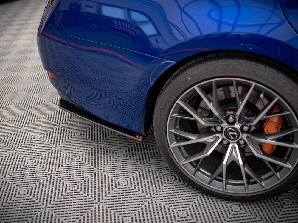 Maxton Design Street PRO Rear Side Splitters Lexus GS F Mk4 Facelift Maxton Design SR