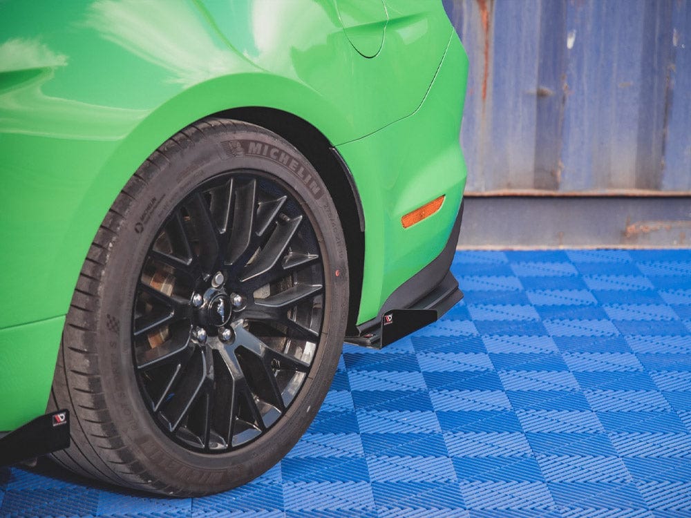 Maxton Design Street PRO Rear Side Splitters V.1 (+flaps) Ford Mustang GT MK6 Facelift 2017- Maxton Design SR