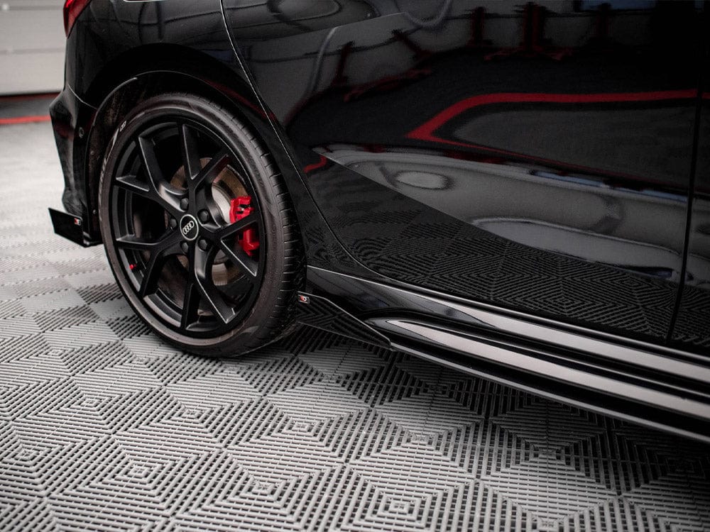 Maxton Design Street PRO Side Skirts Diffusers (+flaps) Audi RS3 Sportback 8Y 2020- Maxton Design SR