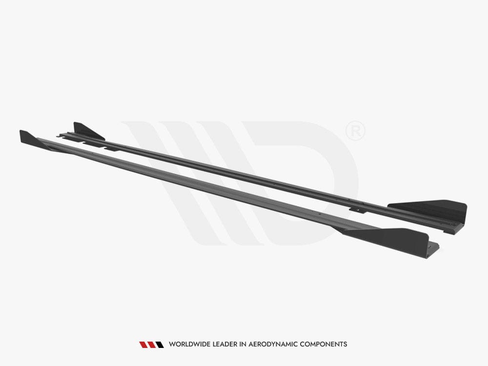 Maxton Design Street PRO Side Skirts Diffusers (+flaps) Bmw M2 F87 2016-2020 Maxton Design SR
