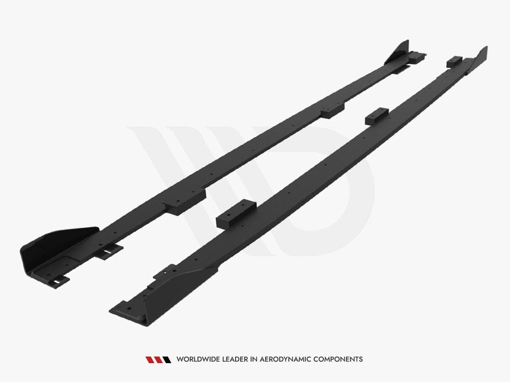 Maxton Design Street PRO Side Skirts Diffusers + Flaps Peugeot 208 GT Mk2 Maxton Design SR