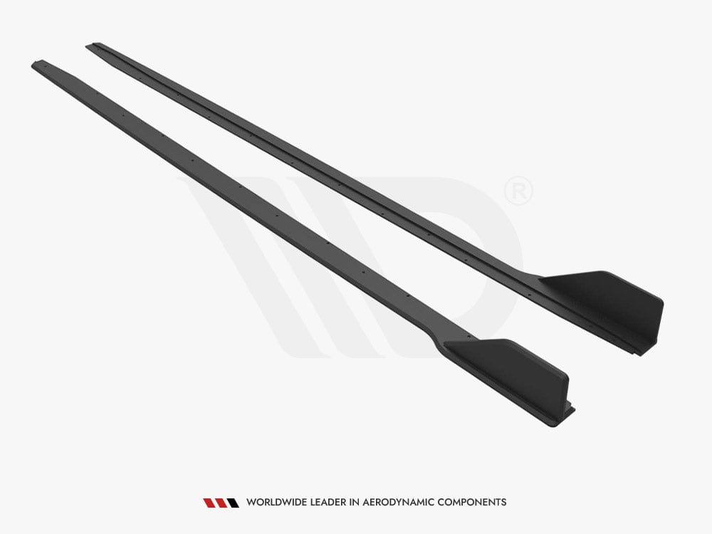 Maxton Design Street PRO Side Skirts Diffusers V.2 Ford Mustang GT MK6 Facelift 2017- Maxton Design SR