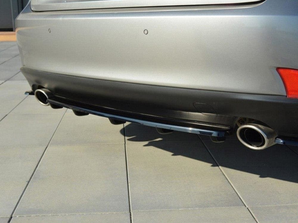 Maxton Design Textured Central Rear Splitter (Vertical Bars) Lexus IS Mk3 T Maxton Design SR