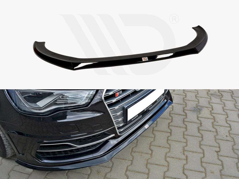 Maxton Design Textured Front Splitter Audi S3 / A3 S-Line 8V Hatchback / Sportback Maxton Design SR
