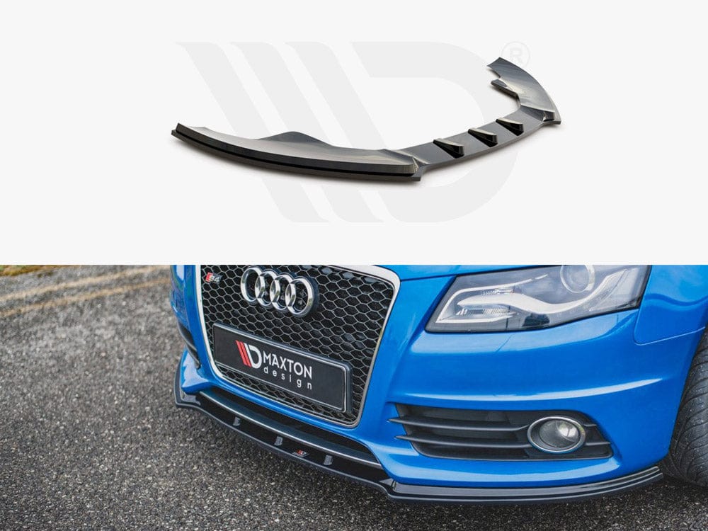 Maxton Design Textured Front Splitter Audi S4 / A4 S-Line B8 Maxton Design SR