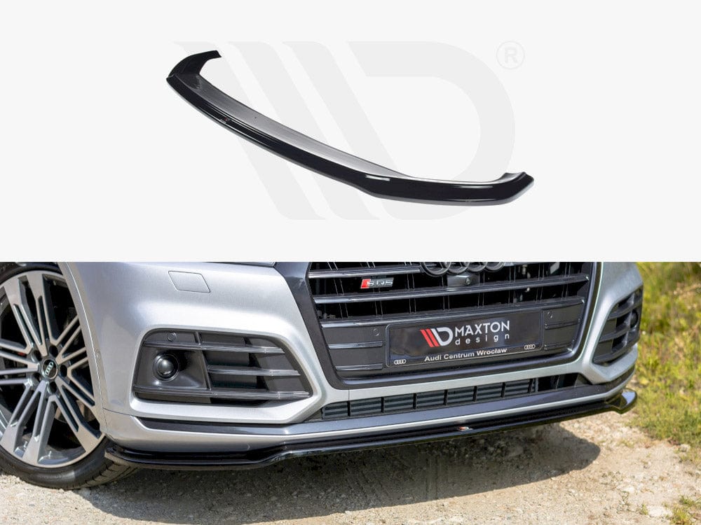 Maxton Design Textured Front Splitter Audi SQ5 / Q5 S-Line Mk2 Maxton Design SR