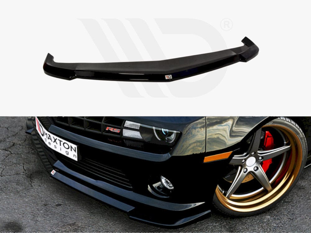 Maxton Design Textured Front Splitter Chevrolet Camaro V SS - EU Version (Preface) 2009-2013 Maxton Design SR