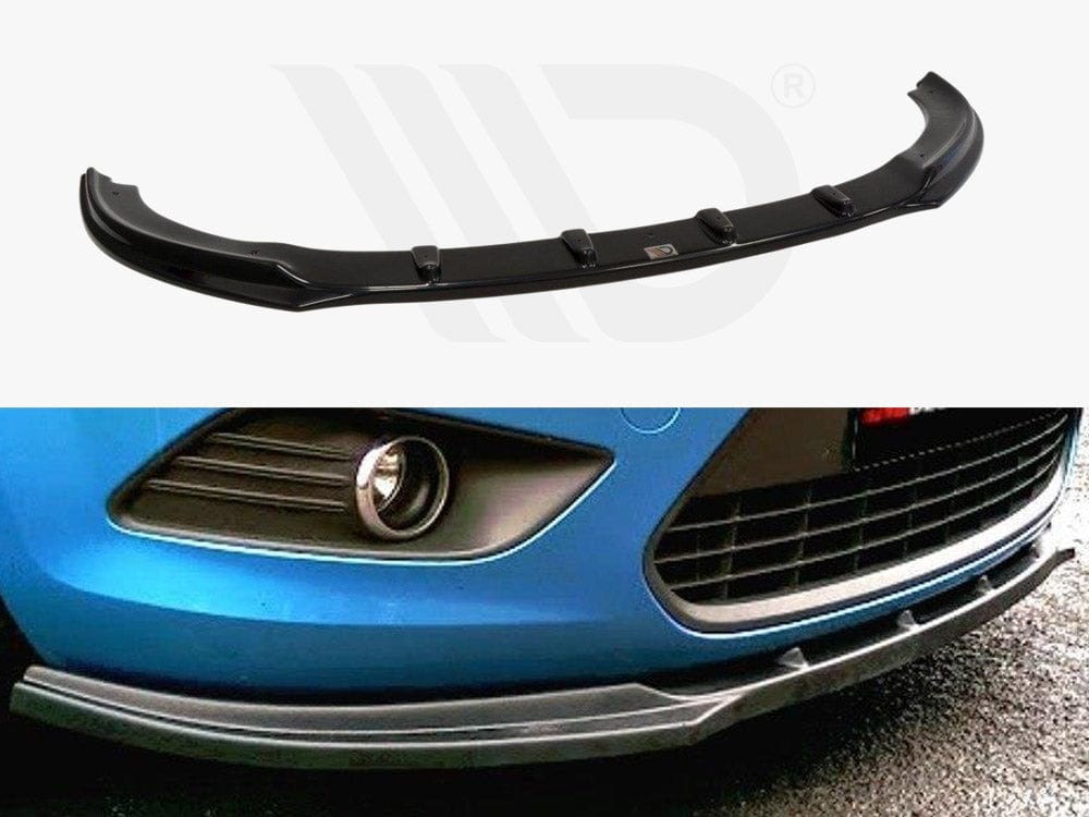Maxton Design Textured Front Splitter Ford Focus II Facelift Maxton Design SR