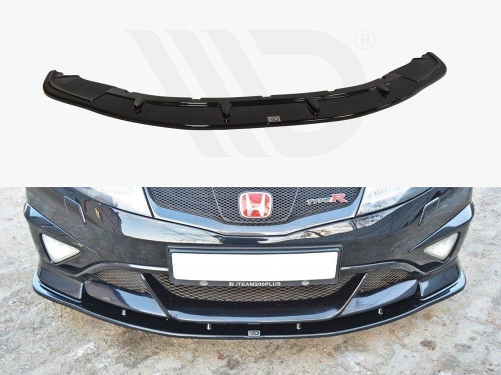 Maxton Design Textured Front Splitter Honda Civic VIII Type R GP 2007-2010 Maxton Design SR