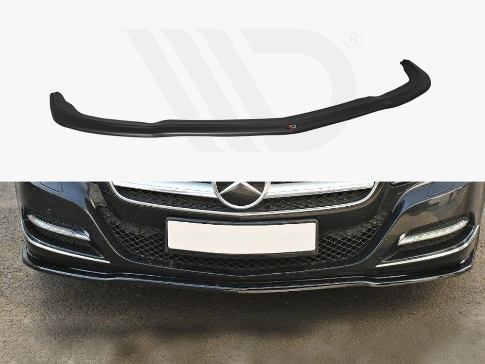 Maxton Design Textured Front Splitter Mercedes CLS C218 Standard 2011-2014 Maxton Design SR