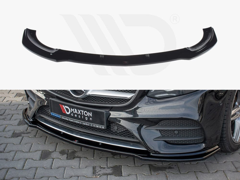 Maxton Design Textured Front Splitter Mercedes E43 AMG / AMG Line W213 Maxton Design SR
