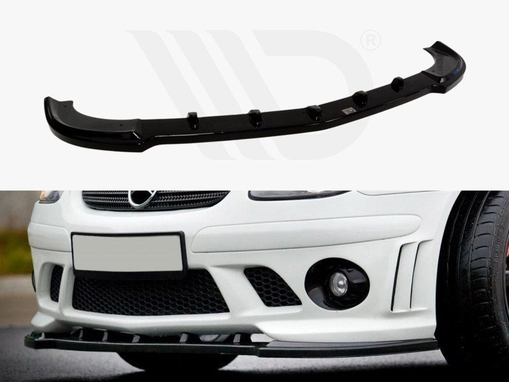 Maxton Design Textured Front Splitter Mercedes SLK R170 For AMG 204 Bumper Maxton Design SR