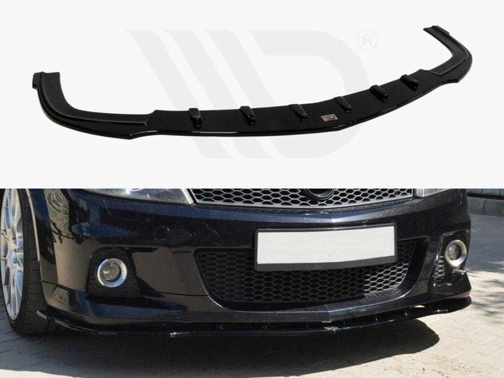 Maxton Design Textured Front Splitter Opel Astra H (For OPC / VXR) Maxton Design SR
