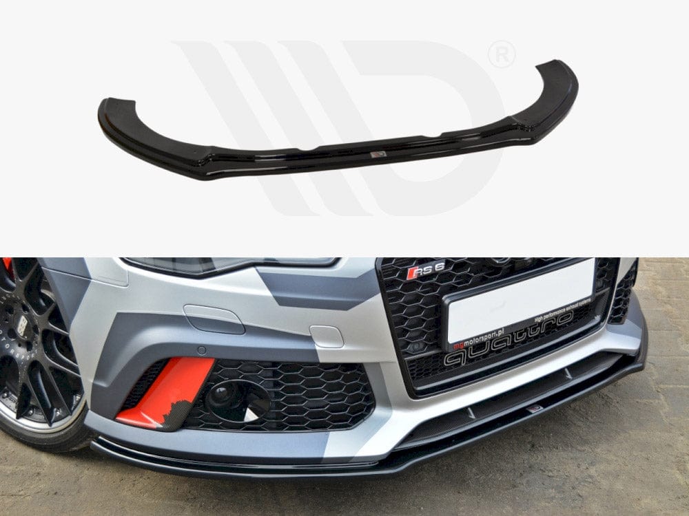 Maxton Design Textured Front Splitter V.1 Audi RS6 C7 2013-UP Maxton Design SR
