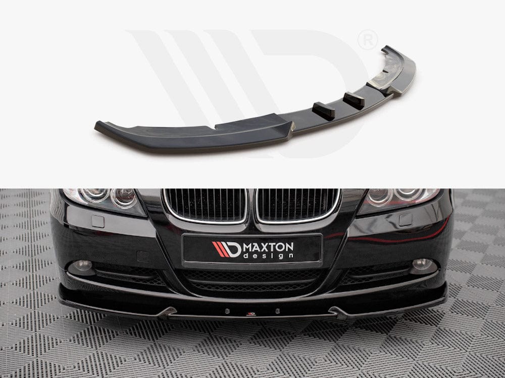 Maxton Design Textured Front Splitter V.1 Bmw 3 E90 2004-2008 Maxton Design SR