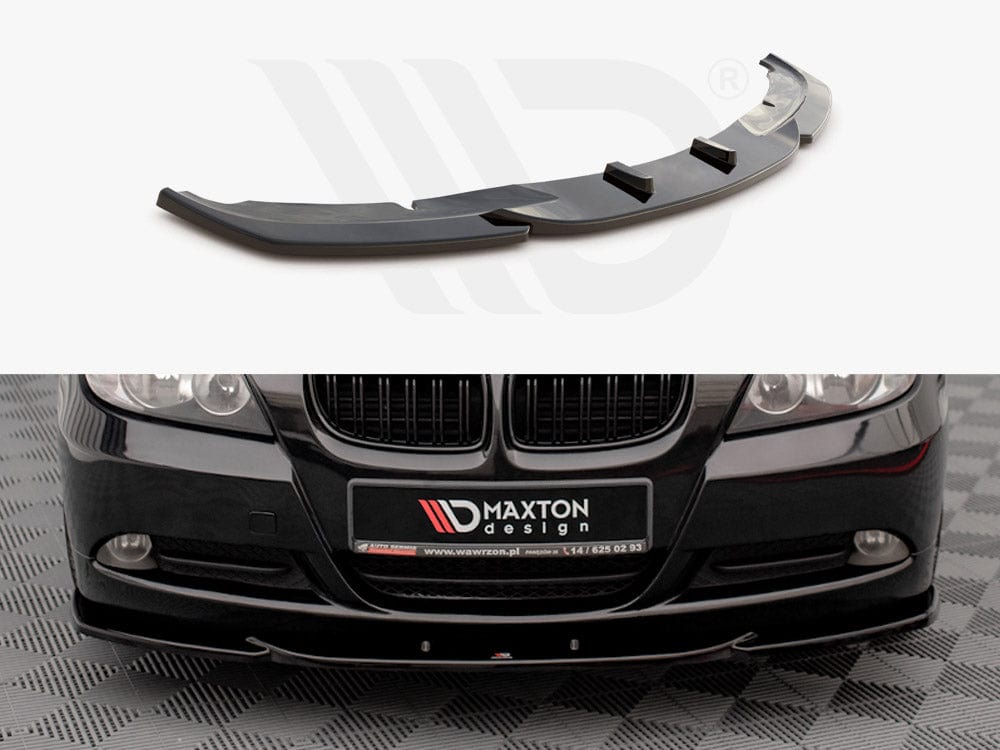 Maxton Design Textured Front Splitter V.2 Bmw 3 E90 2004-2008 Maxton Design SR