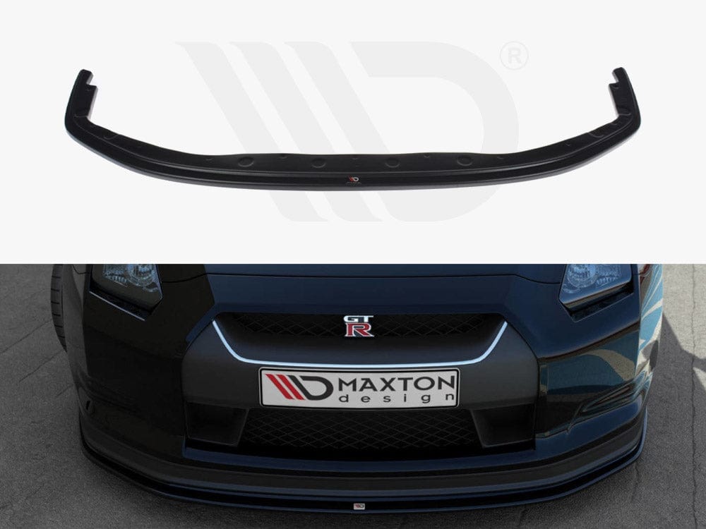 Maxton Design Textured Front Splitter V.2 Nissan GT-R Pre-facelift Coupe (R35-SERIES) 2007-2010 Maxton Design SR