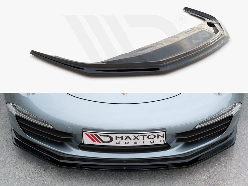 Maxton Design Textured Front Splitter V.2 Porsche 911 Carrera 991 Maxton Design SR