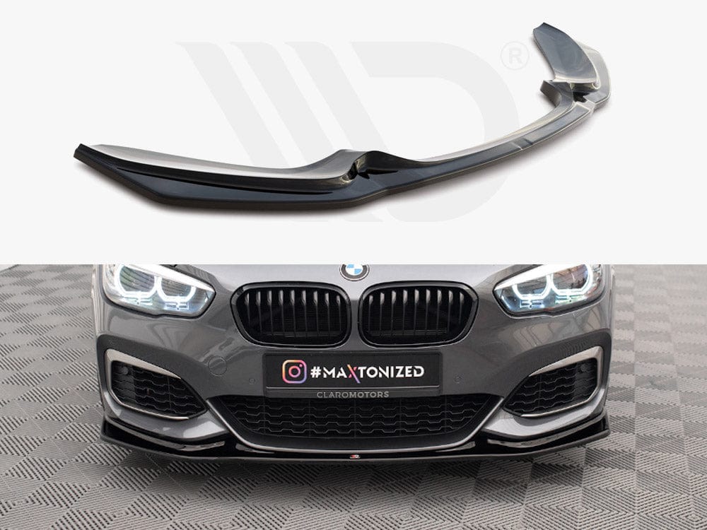 Maxton Design Textured Front Splitter V.3 BMW 1 F20 / F21 Facelift Maxton Design SR