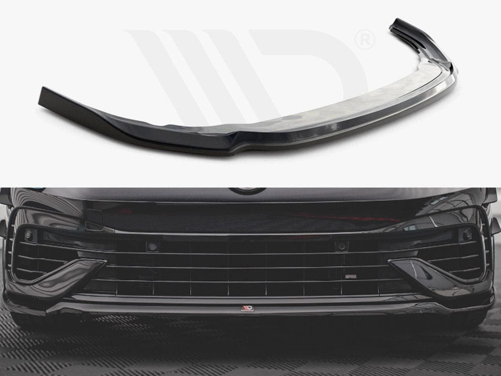 Maxton Design Textured Front Splitter V.6 VW Golf R MK8 2020- Maxton Design SR