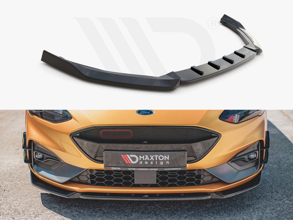 Maxton Design Textured Front Splitter V.7 Ford Focus Mk4 ST / ST-Line Maxton Design SR