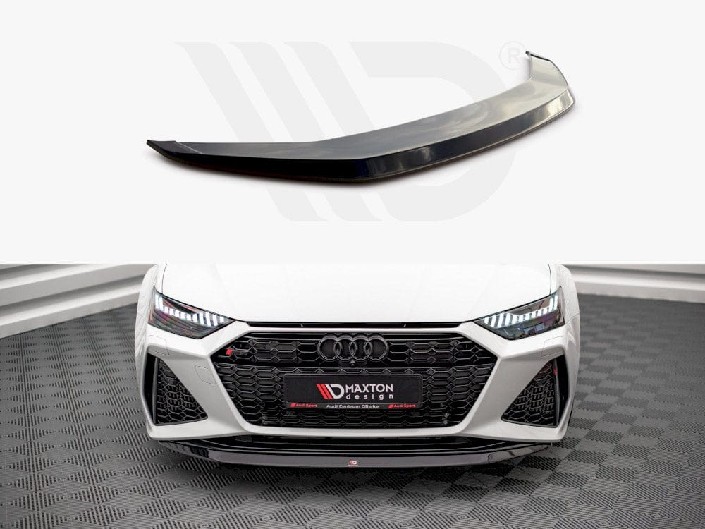 Maxton Design Textured Front Splitter V3 Audi RS6 C8 / RS7 C8 2019- Maxton Design SR