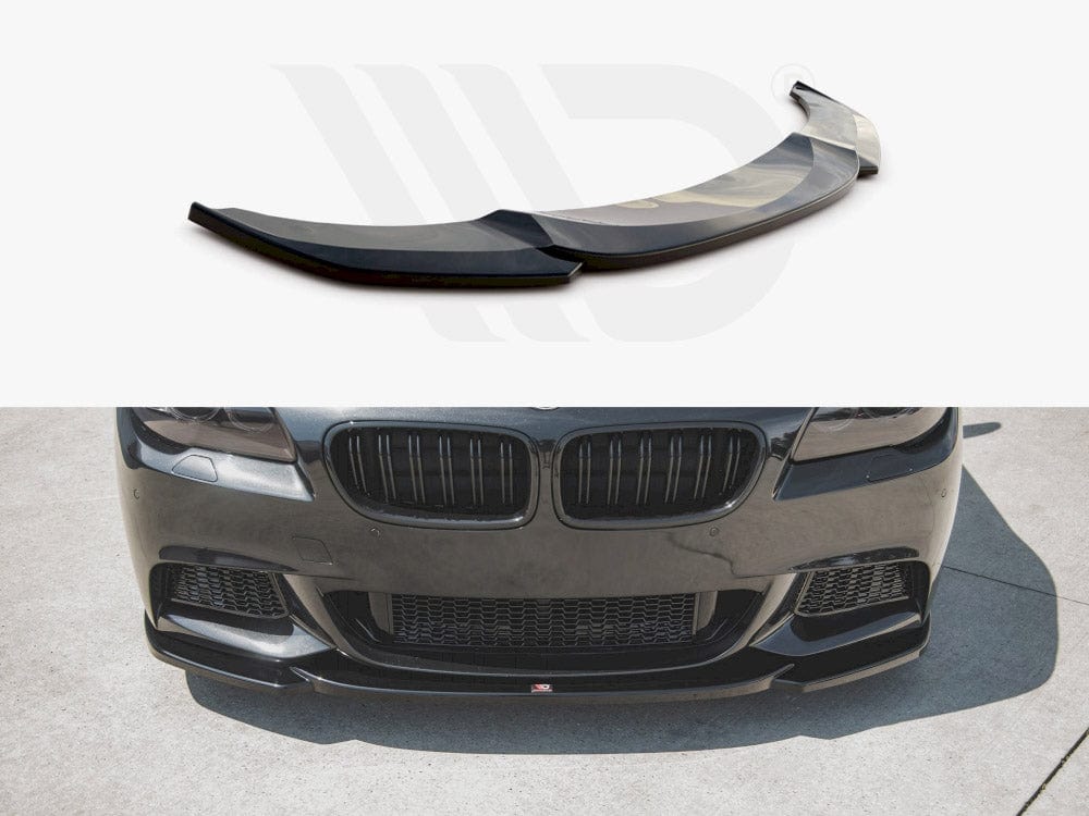Maxton Design Textured Front Splitter V4 Bmw 5 F10/F11 M-pack 2011-2017 Maxton Design SR
