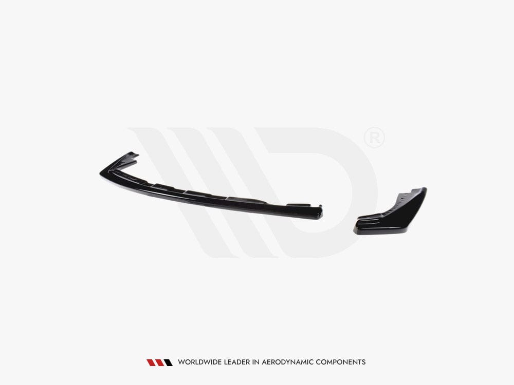 Maxton Design Textured / No Central Rear Splitter (Without Vertical Bars) Bmw 1 E81/ E87 M-sport Facelift 2007-2011 Maxton Design SR