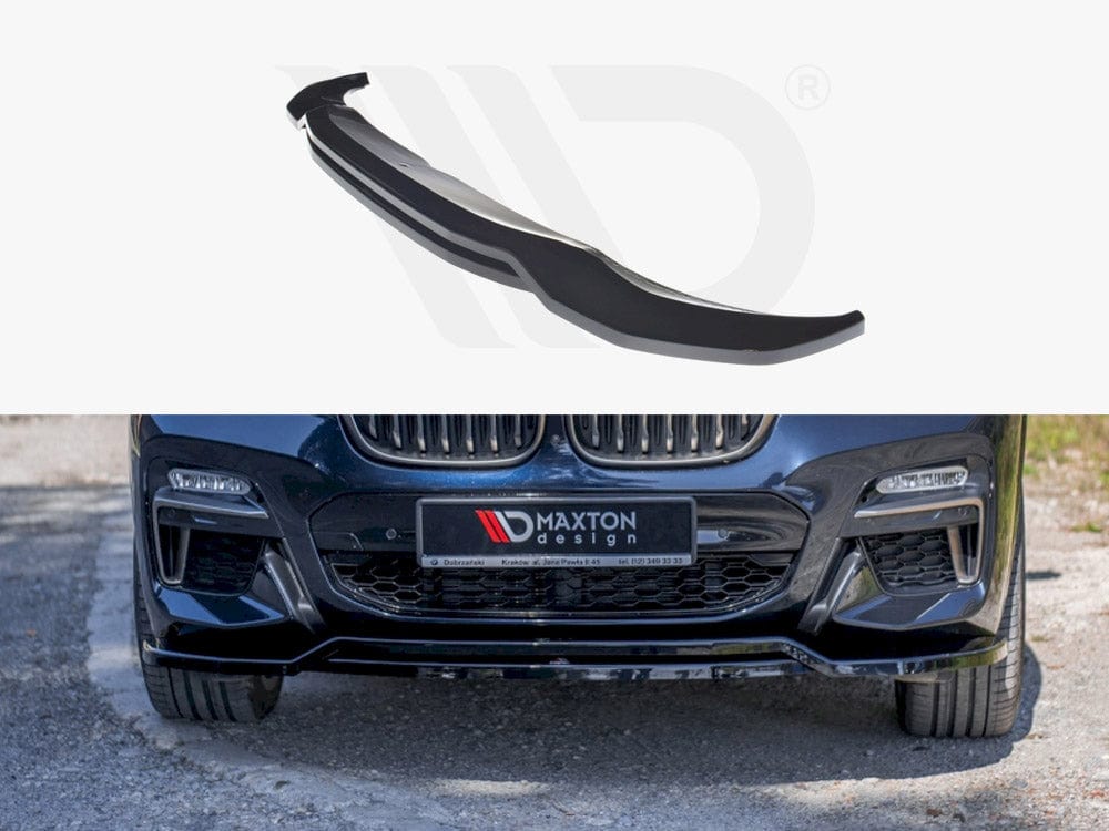 Maxton Design Textured / No Front Splitter Bmw X4 M Sport G02 2018-2021 Maxton Design SR