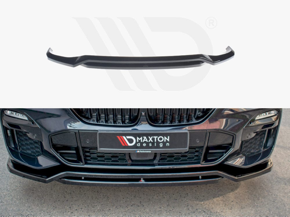 Maxton Design Textured / No Front Splitter Bmw X5 G05 M-sport 2018-UP Maxton Design SR