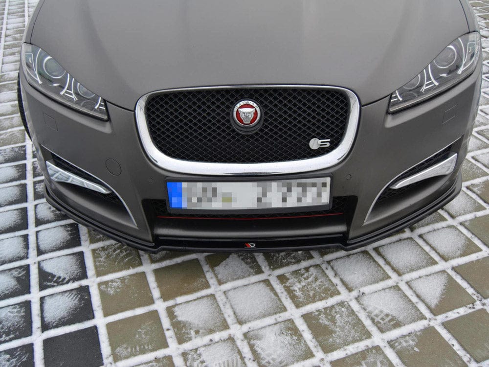 Maxton Design Textured / No Front Splitter Jaguar XF (X250) MK1 Sportbrake S-pack 2012-2015 Maxton Design SR