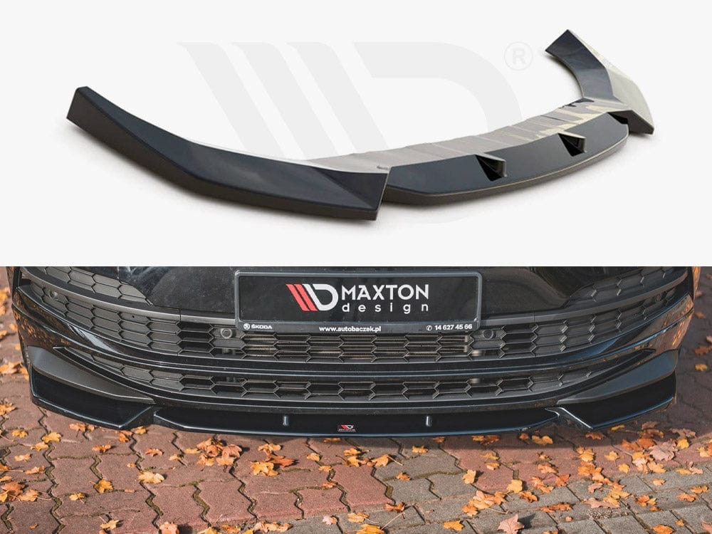 Maxton Design Textured / No Front Splitter Skoda Karoq Sportline Maxton Design SR