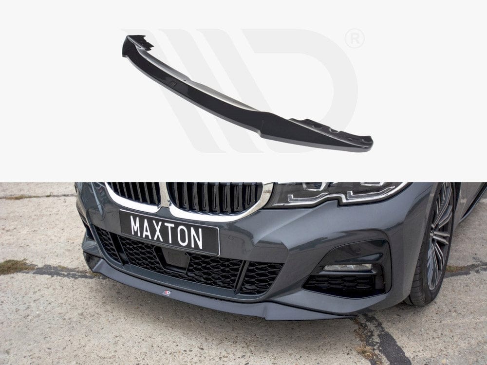 Maxton Design Textured / No Front Splitter V.1 Bmw 3 G20 M-sport 2019-2022 Maxton Design SR