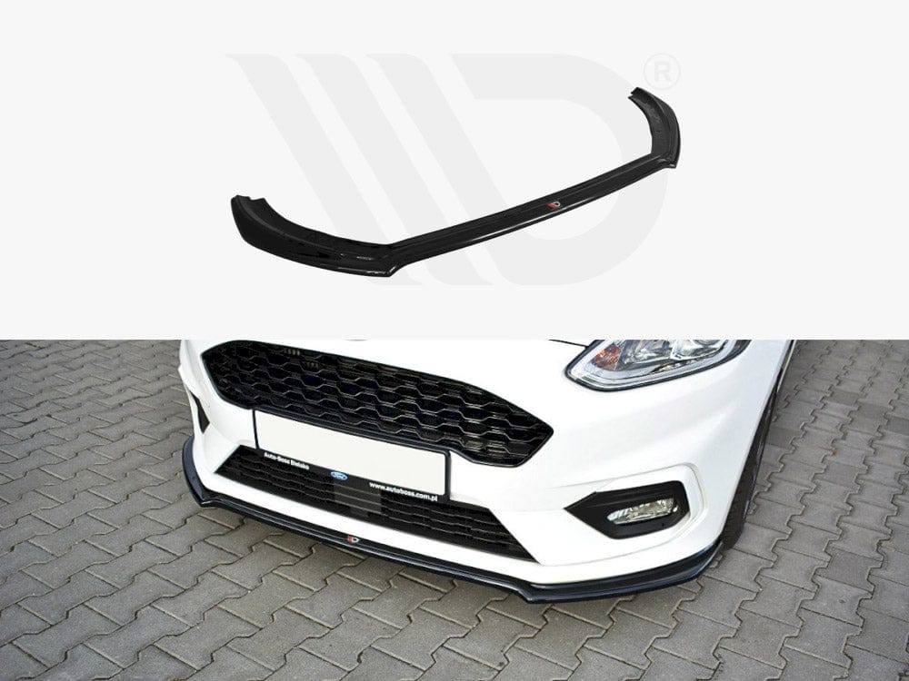 Maxton Design Textured / No Front Splitter V.1 Fiesta MK8 ST & Stline 2018-UP Maxton Design SR