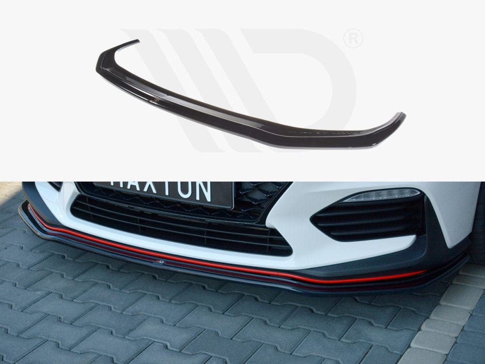 Maxton Design Textured / No Front Splitter V.2 Hyundai I30 N MK3 Hatchback / Fastback 2017- Maxton Design SR