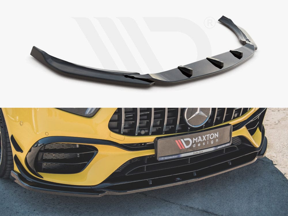 Maxton Design Textured / No Front Splitter V.2 Mercedes AMG A 45 S Aero Pack W177 Maxton Design SR