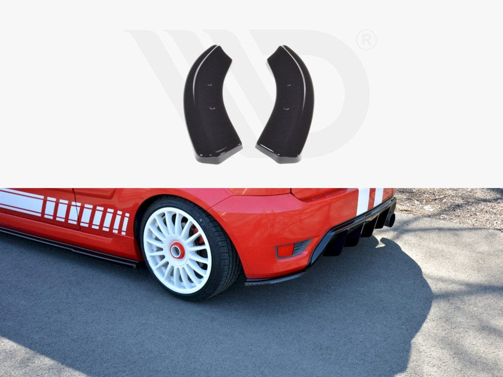 Maxton Design Textured / No Rear Side Splitters Ford Fiesta MK 6 ST 2004-2007 Maxton Design SR