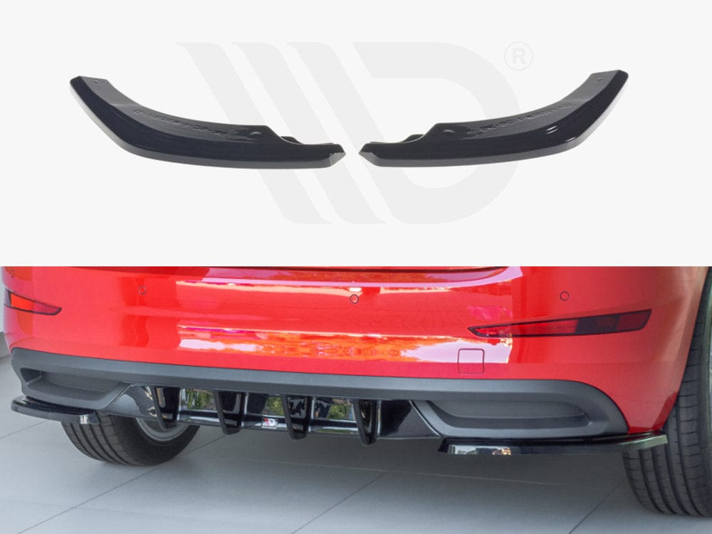 Maxton Design Textured / No Rear Side Splitters Skoda Scala 2019-UP Maxton Design SR